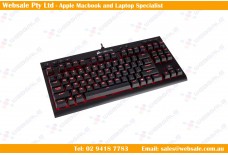 Corsair Gaming K63 Compact Mechanical Keyboard, Backlit Red LED, Cherry MX Red, Black (CH-9115020-NA)